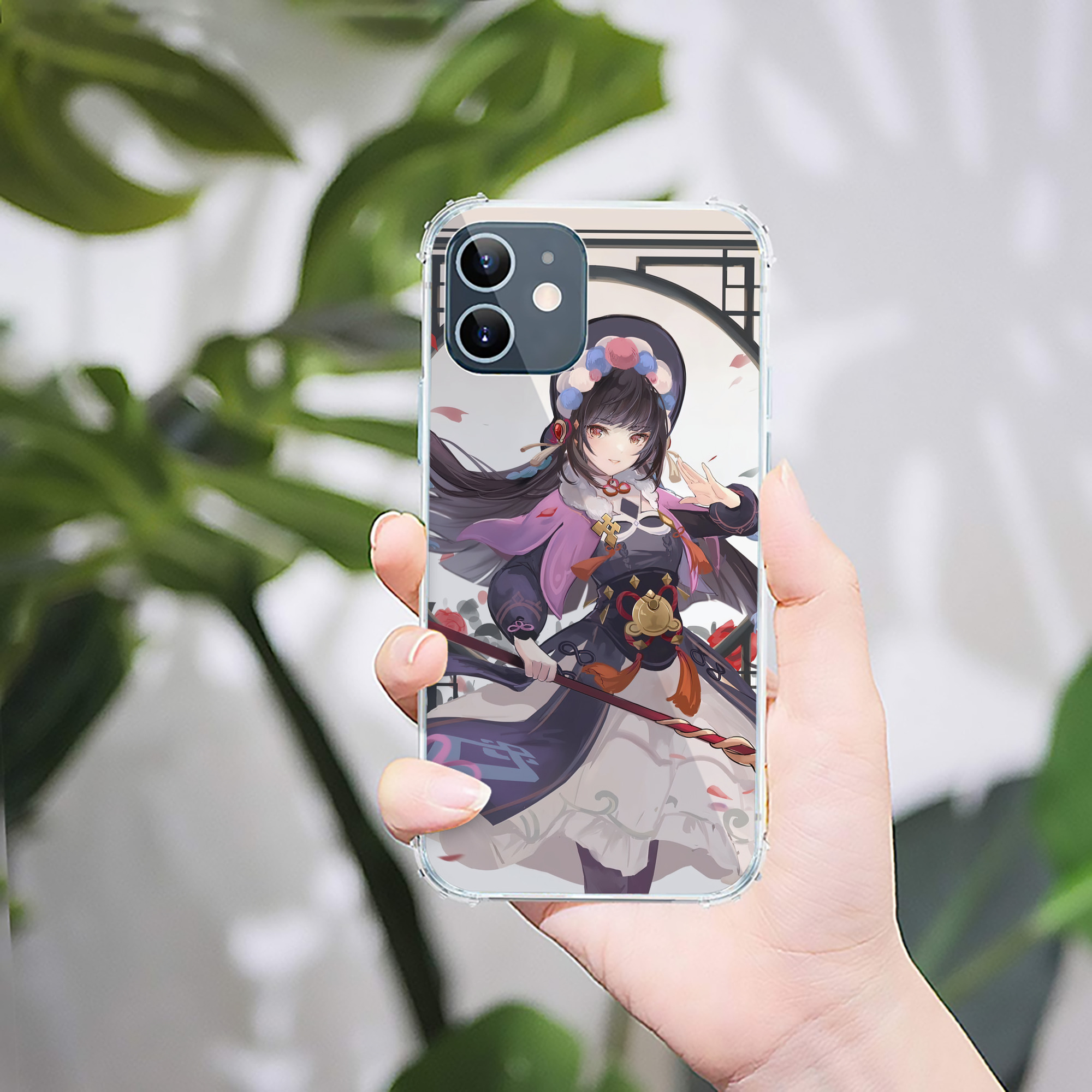 げんし神 genshin 【iPhone 12シリーズ対応】透明スマホケース（クリアソフトケース）